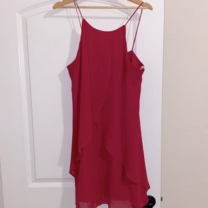 Pink Asymmetrical Dress
